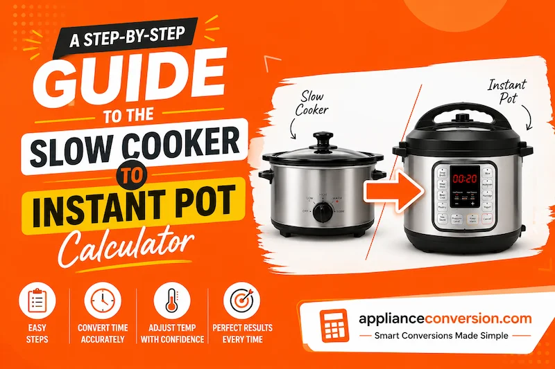 A Step-by-Step Guide to the Slow Cooker to Instant Pot Calculator