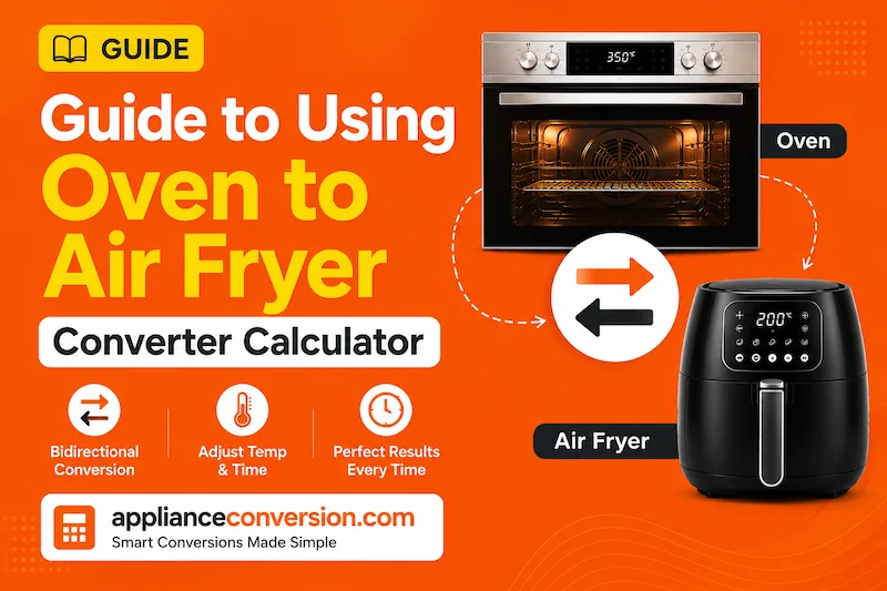 Guide to Using Oven to Air Fryer Converter Calculator