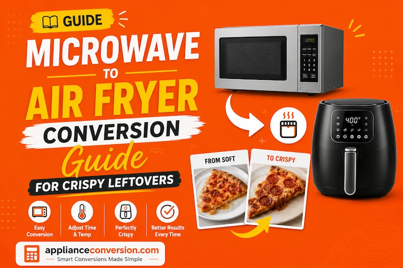 Microwave to Air Fryer Conversion Guide for Crispy Leftovers