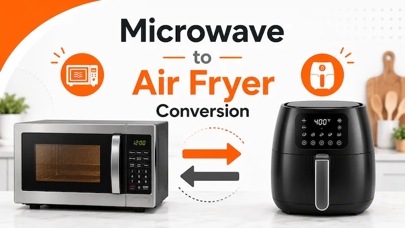 Microwave to Air Fryer Conversion