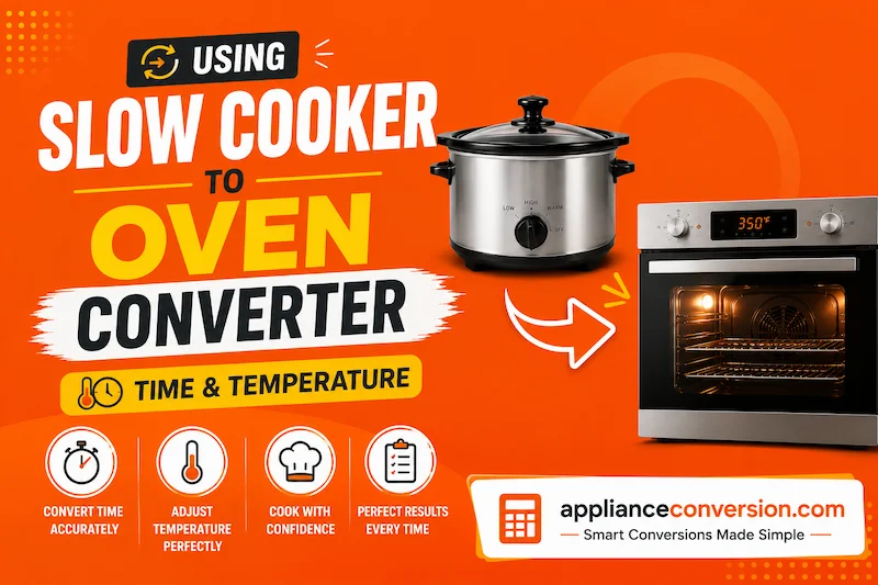 Using Slow Cooker to Oven Converter | Time & Temperature